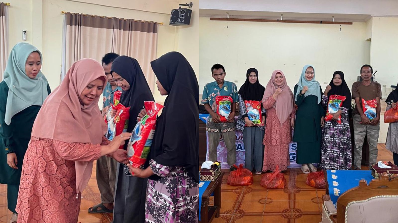 Cover : Wujud Kepedulian, DWP Perpustakaan Siak Salurkan Paket Sembako untuk Masyarakat