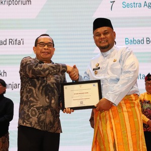 Kado Spesial HUT Ke-27 Kabupaten Siak, Wakil Bupati Syamsurizal Terima Penghargaan Ingatan Kolektif Nasional 2026